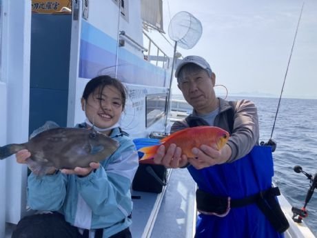 アカイサキ・ウマヅラ(ウマヅラハギ)