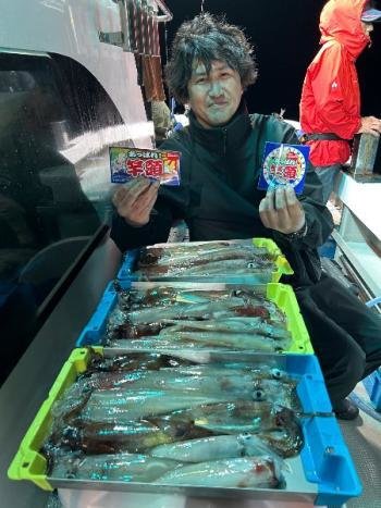 ヤリイカ・ムギイカ(スルメイカ)・マイカ(ケンサキイカ)