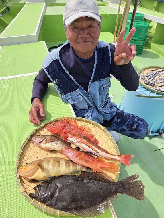 アオハタ・アカハタ・オニカサゴ・ホウボウ・ヒラメ・ハタ(マハタ)