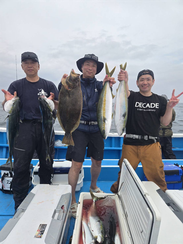 イナダ(ブリ)・ワラサ(ブリ)・ヒラマサ・ヒラメ