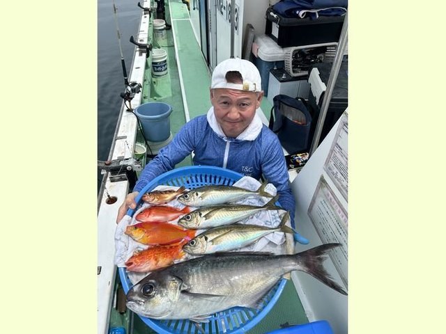 アカイサキ・シキシマハナダイ・サバ(マサバ)・メダイ・アヤメカサゴ・オキメバル(ウスメバル)