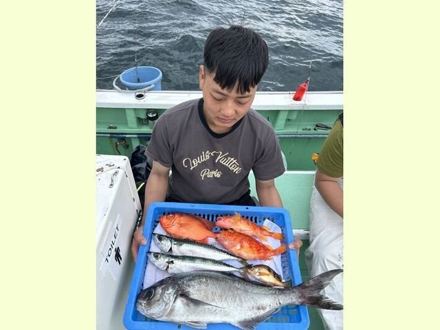 キントキダイ・サバ(マサバ)・メダイ・アヤメカサゴ・オキメバル(トゴットメバル)