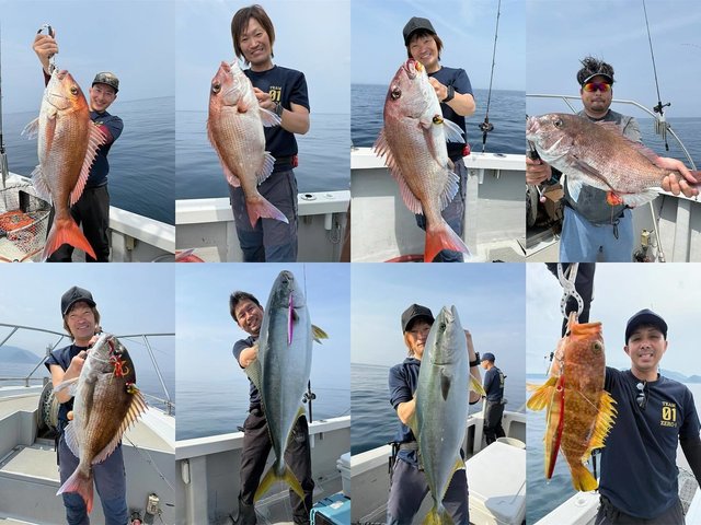 マダイ・アコウ(キジハタ)・ブリ