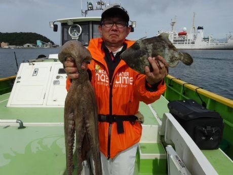 カワハギ・マダコ