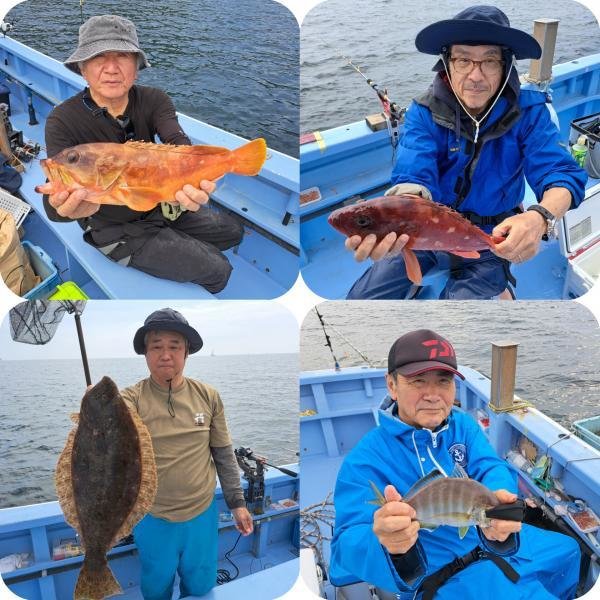 アカハタ・カイワリ・ヒラメ