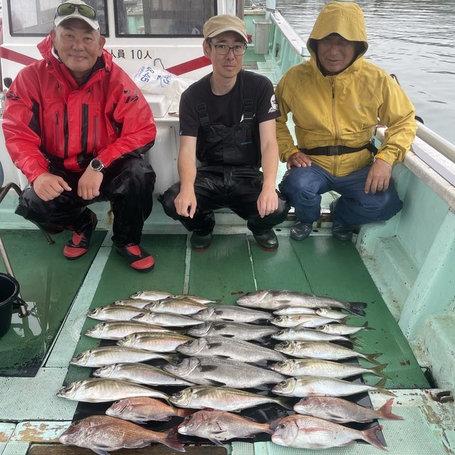 マダイ・セイゴ(スズキ)・マアジ