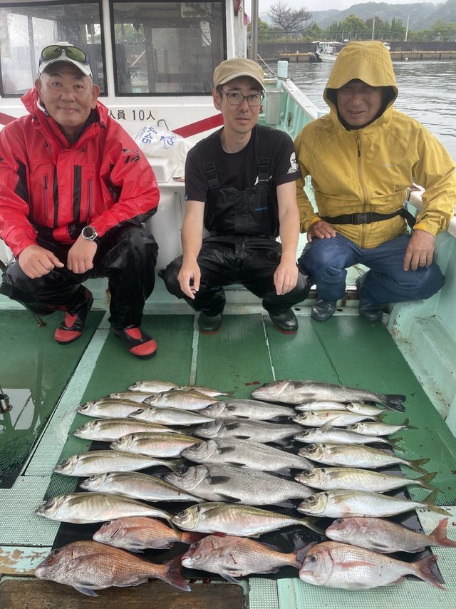 マダイ・セイゴ(スズキ)・マアジ