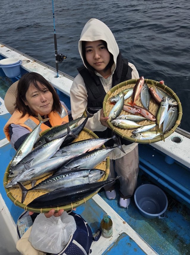 アジ(マアジ)・イサキ・ソウダガツオ(ヒラソウダ)・ハチビキ・サバ(ゴマサバ)