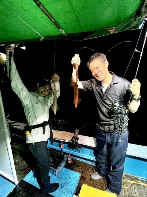 スルメ(スルメイカ)・マイカ(ケンサキイカ)