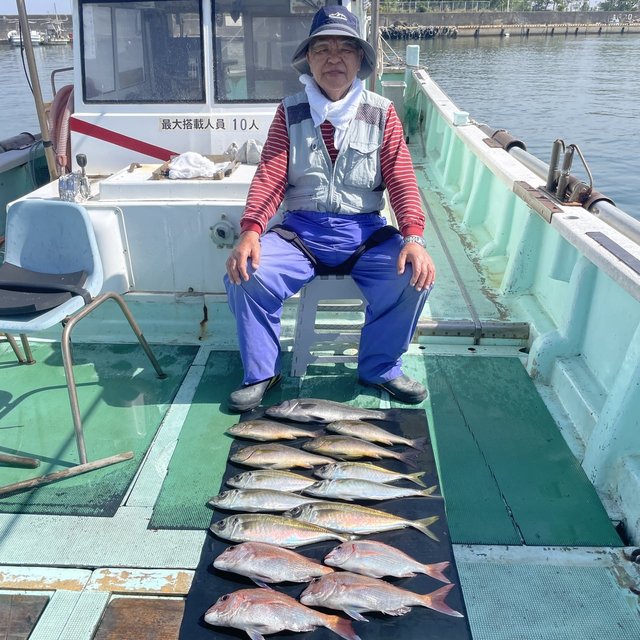 マダイ・セイゴ(スズキ)・マアジ・イサキ