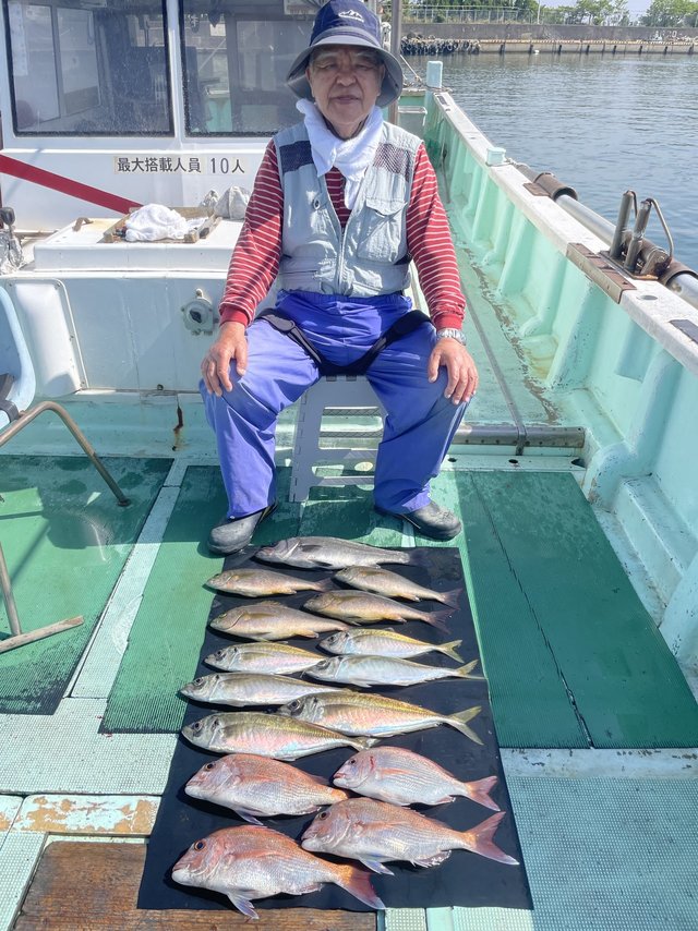 マダイ・セイゴ(スズキ)・マアジ・イサキ