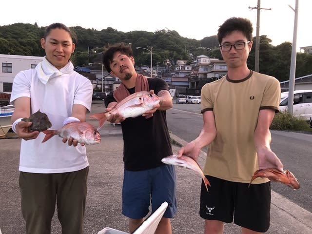 マダイ・カサゴ・カワハギ