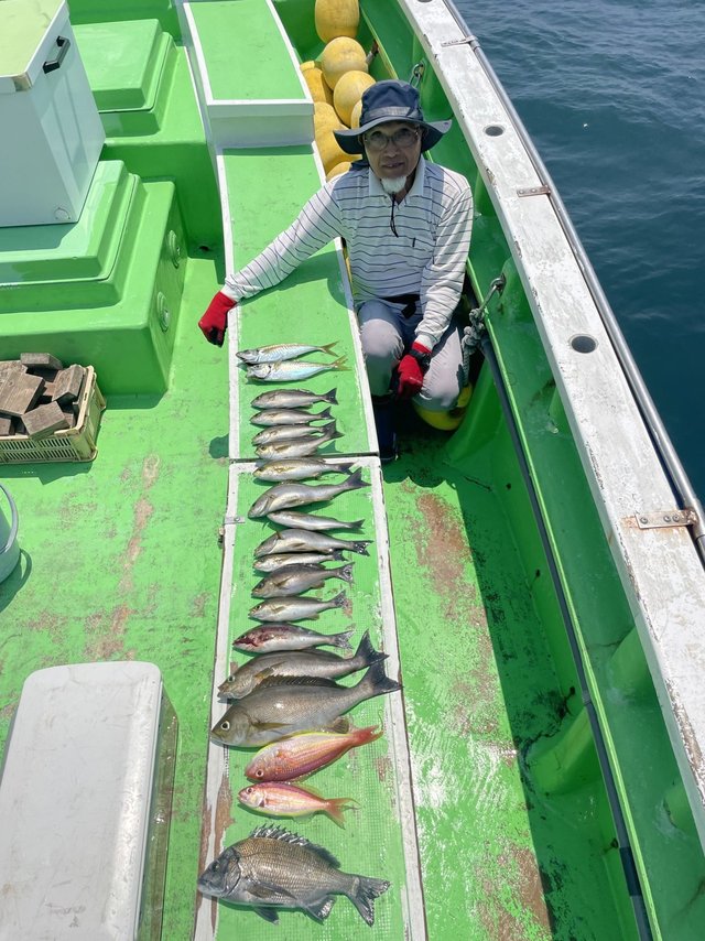 クロダイ・アジ(マアジ)・イサキ・イトヨリ(イトヨリダイ)