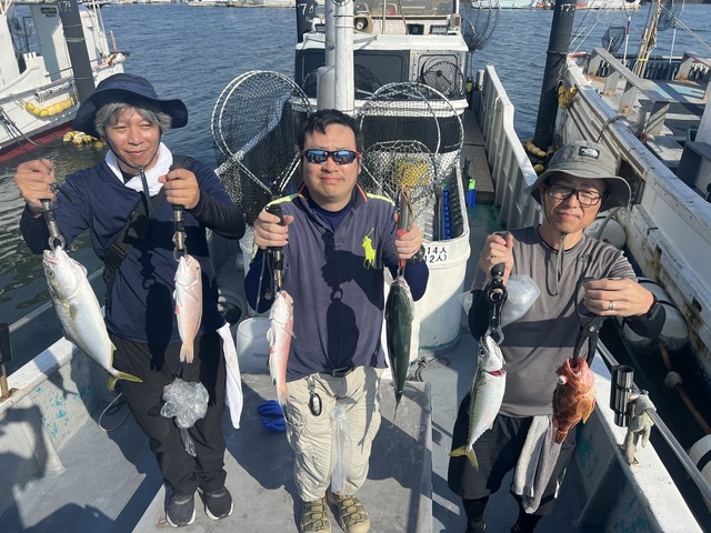 ハマチ(ブリ)・シロアマダイ・サバ(マサバ)