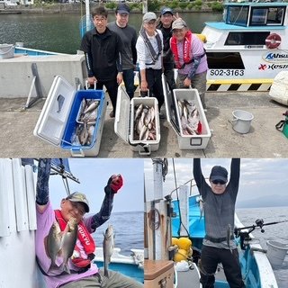 オナガ(クロメジナ)・ウメイロ・グルクン(タカサゴ)・イサキ