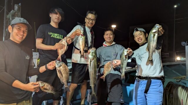 マダイ・コダイ(マダイ)・マタカ(スズキ)・セイゴ(スズキ)