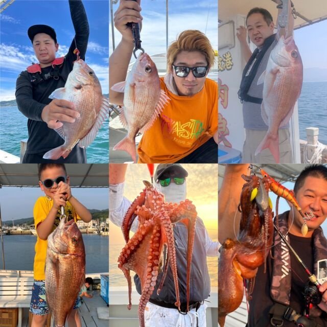 タイ(マダイ)・タコ(マダコ)