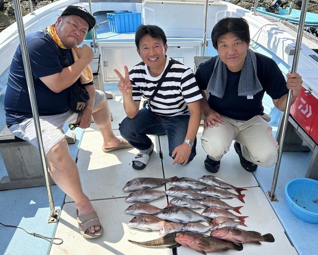 マダイ・アコウ(キジハタ)・マゴチ