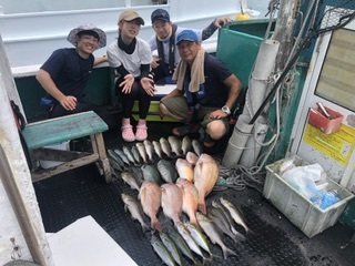 マダイ・グレ(メジナ)・ムロアジ・イサギ(イサキ)