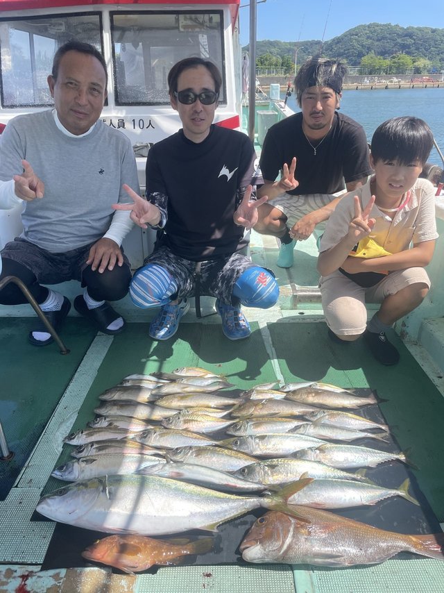 マダイ・キジハタ・マアジ・メジロ(ブリ)・イサキ・マサバ