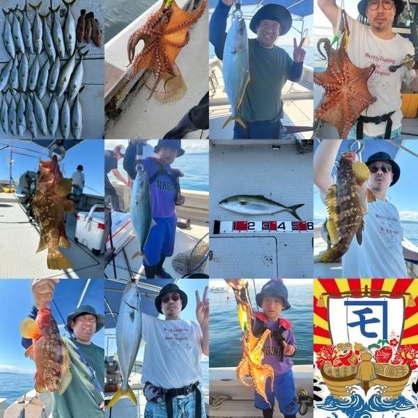 アコウ(キジハタ)・ハマチ(ブリ)・タコ(マダコ)