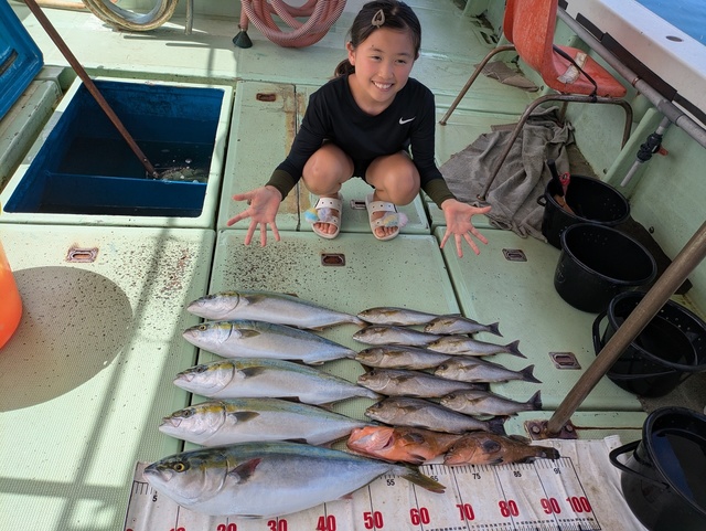 キジハタ・メジロ(ブリ)・イサギ(イサキ)