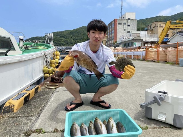 オオモンハタ・イサキ・カワハギ