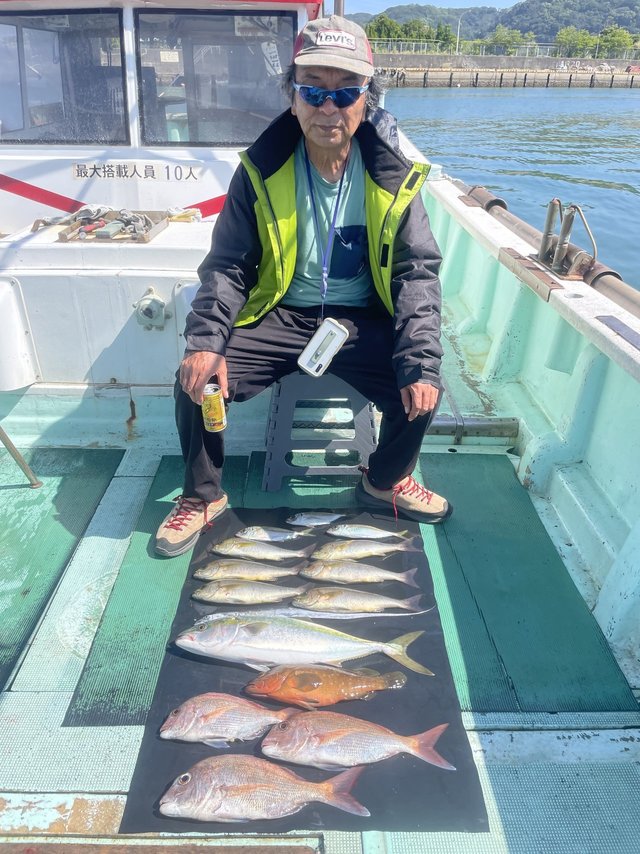 マダイ・キジハタ・メジロ(ブリ)・イサキ