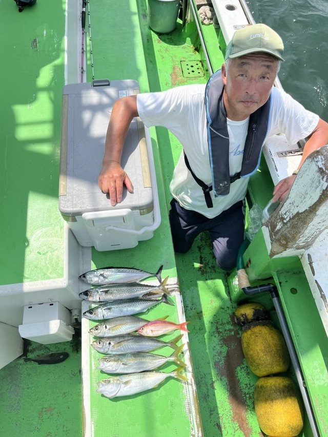 マダイ・クロダイ・アジ(マアジ)・ワカシ(ブリ)・イトヨリ(イトヨリダイ)