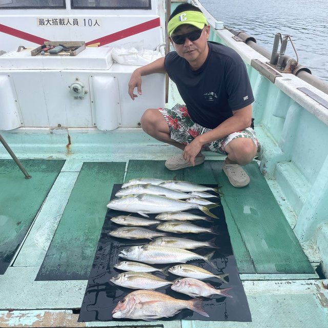 マダイ・マアジ・ツバス(ブリ)・メジロ(ブリ)・イサキ・マサバ