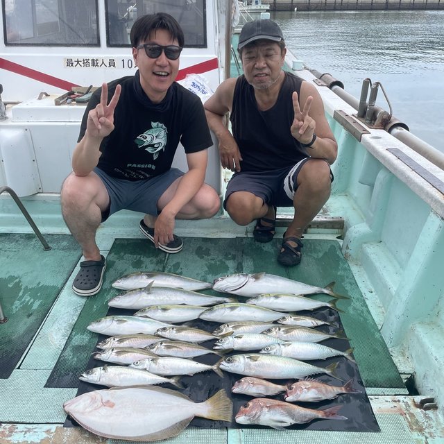 マダイ・マアジ・ハマチ(ブリ)・メジロ(ブリ)・マサバ・ヒラメ