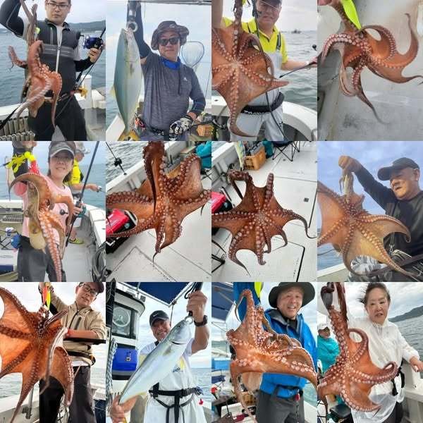 ハマチ(ブリ)・タコ(マダコ)