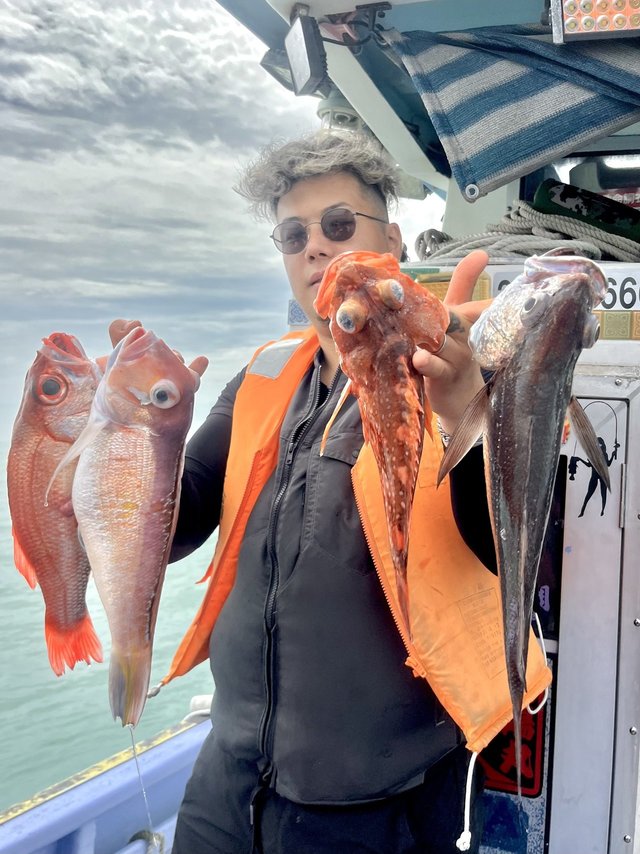 アマダイ(アカアマダイ)・アカムツ・カサゴ