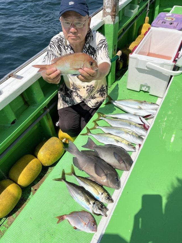 マダイ・メジナ・アジ(マアジ)・イナダ(ブリ)