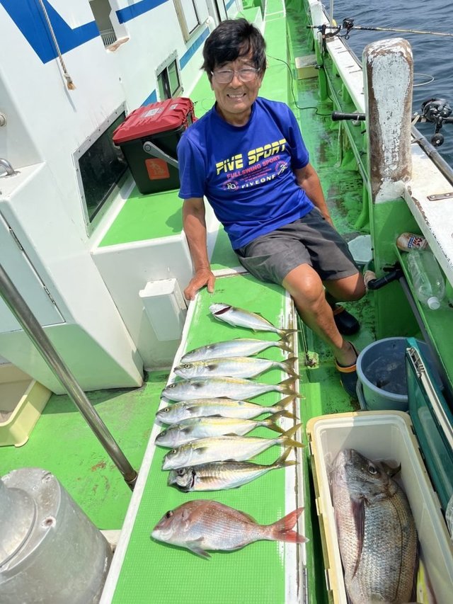 マダイ・アジ(マアジ)・イナダ(ブリ)