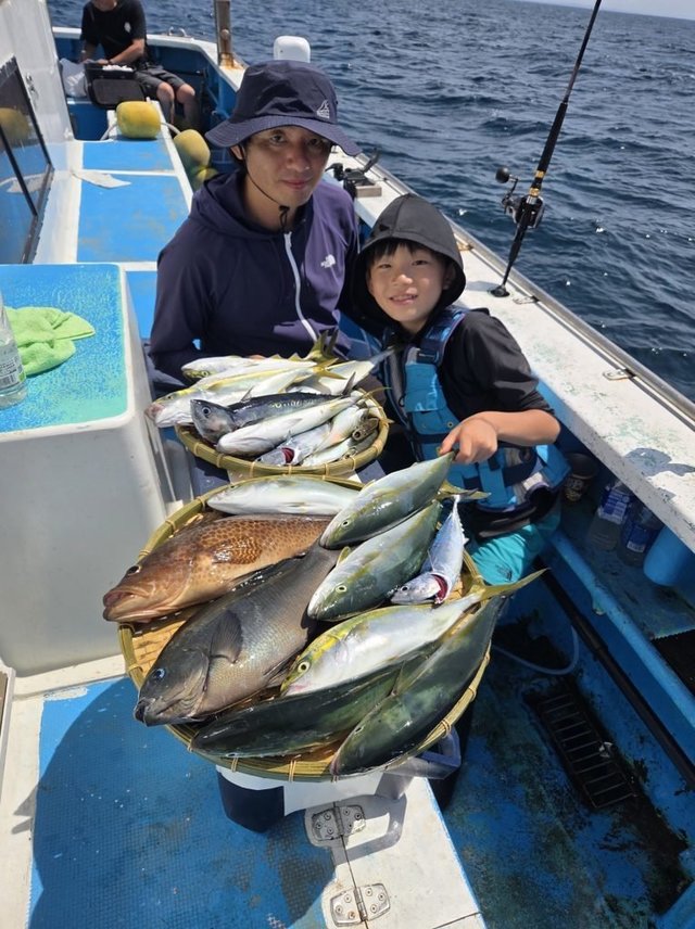 クロダイ・オオモンハタ・アジ(マアジ)・イナダ(ブリ)
