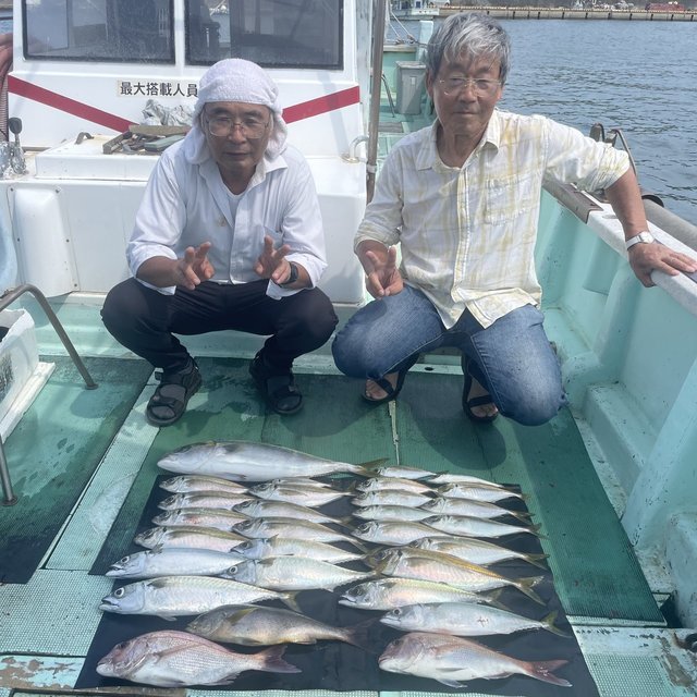 マダイ・マアジ・メジロ(ブリ)・イサキ・マサバ