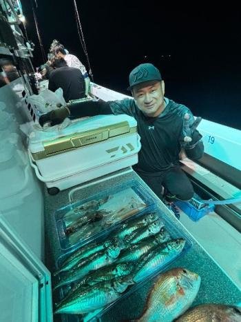 マダイ・アジ(マアジ)・マイカ(ケンサキイカ)