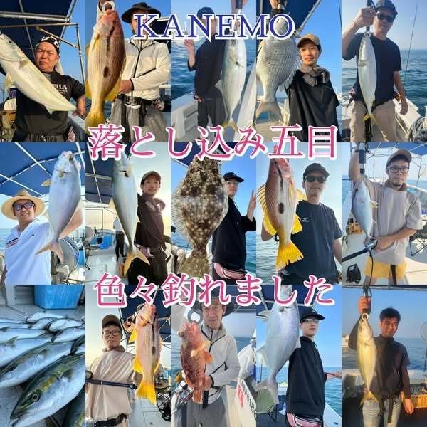 キビレ(キチヌ)・ツバス(ブリ)・ハマチ(ブリ)・シオ(カンパチ)・ヨコスジフエダイ・ガシラ(カサゴ)・ヒラメ