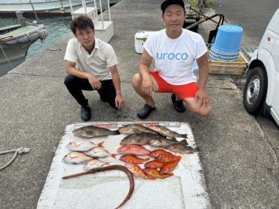 マダイ・アカハタ・オオモンハタ・アカヤガラ