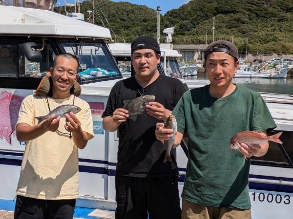 ハナダイ(チダイ)・イサキ・ウマズラハギ(ウマヅラハギ)