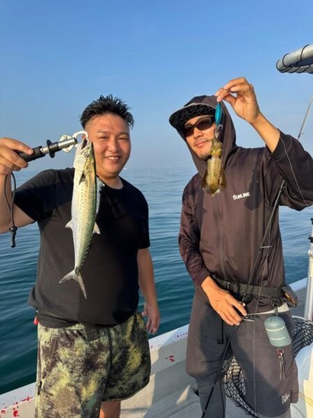 サゴシ(サワラ)・アオリ(アオリイカ)