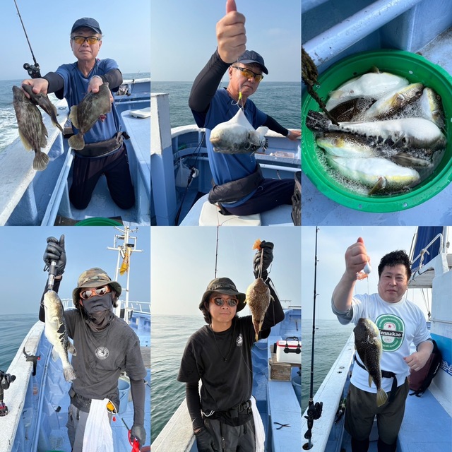 カワハギ・トラフグ・ショウサイフグ