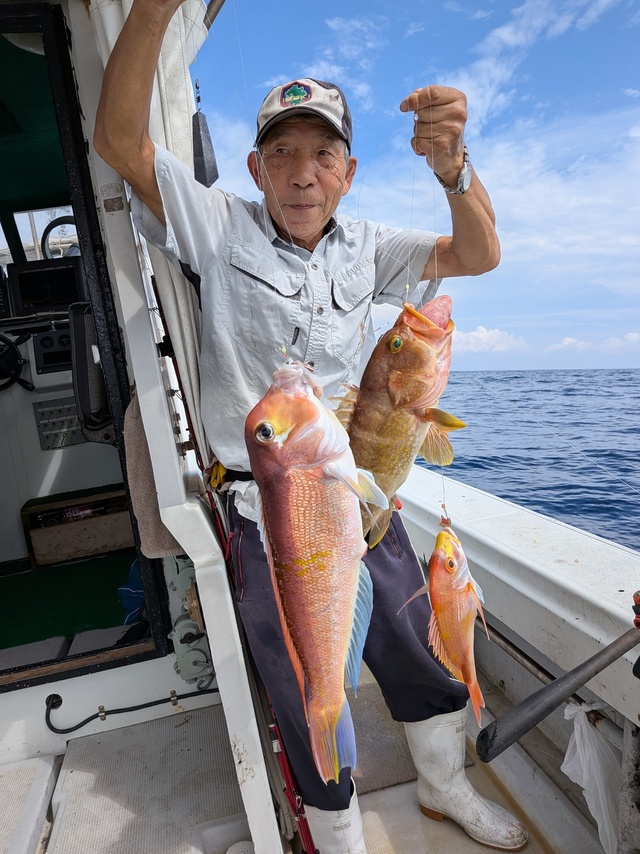 レンコ(キダイ)・アオナ(アオハタ)・アマダイ(アカアマダイ)