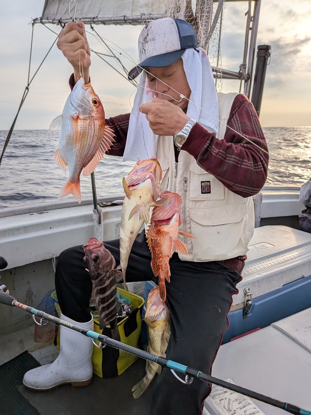 レンコ(キダイ)・タカバ(マハタ)・アオナ(アオハタ)