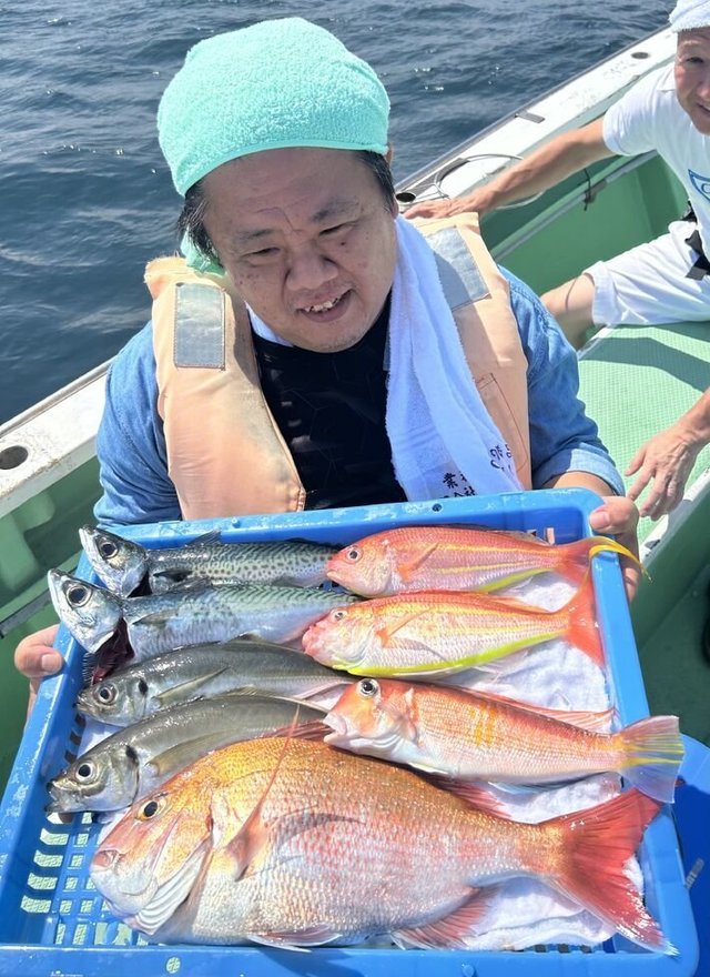 マダイ・アジ(マアジ)・アマダイ(アカアマダイ)・イトヨリ(イトヨリダイ)・サバ(マサバ)