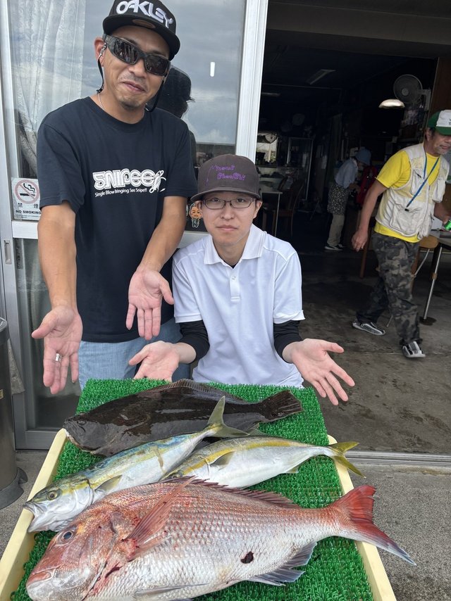 イナダ(ブリ)・ヒラメ