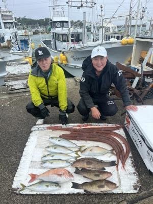 マダイ・オオモンハタ・ハマチ(ブリ)・カンパチ・アカヤガラ