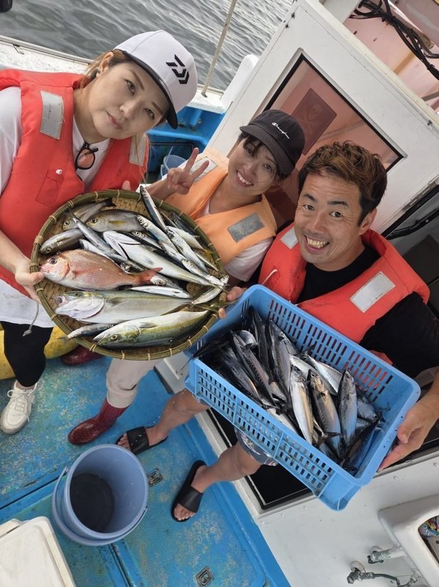 ハナダイ(チダイ)・アジ(マアジ)・イナダ(ブリ)