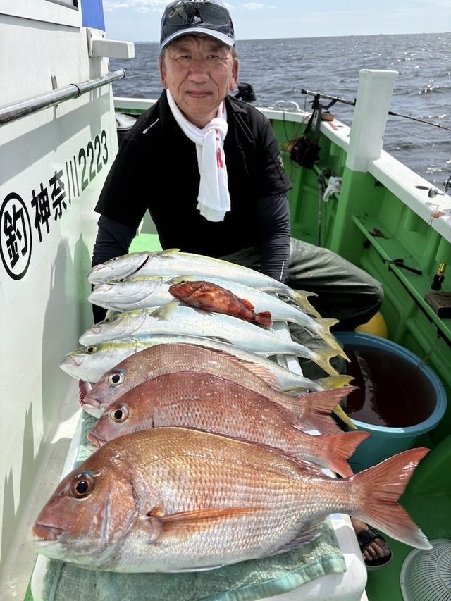 マダイ・イナダ(ブリ)・カサゴ